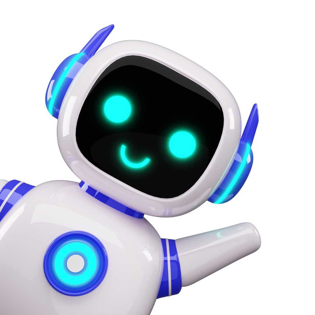 Waving AI robot 2