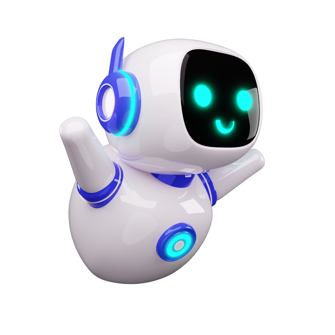 AI Robot facing to the right