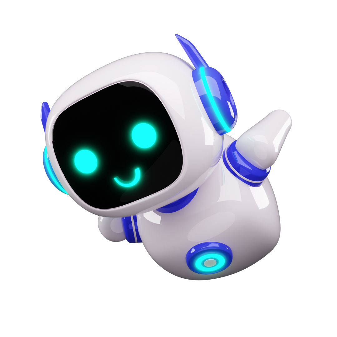 AI Robot facing to the left